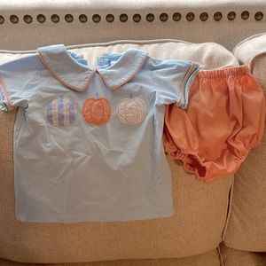 Blue and Orange Kids Matching Set